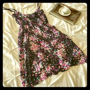 Floral spaghetti strap dress